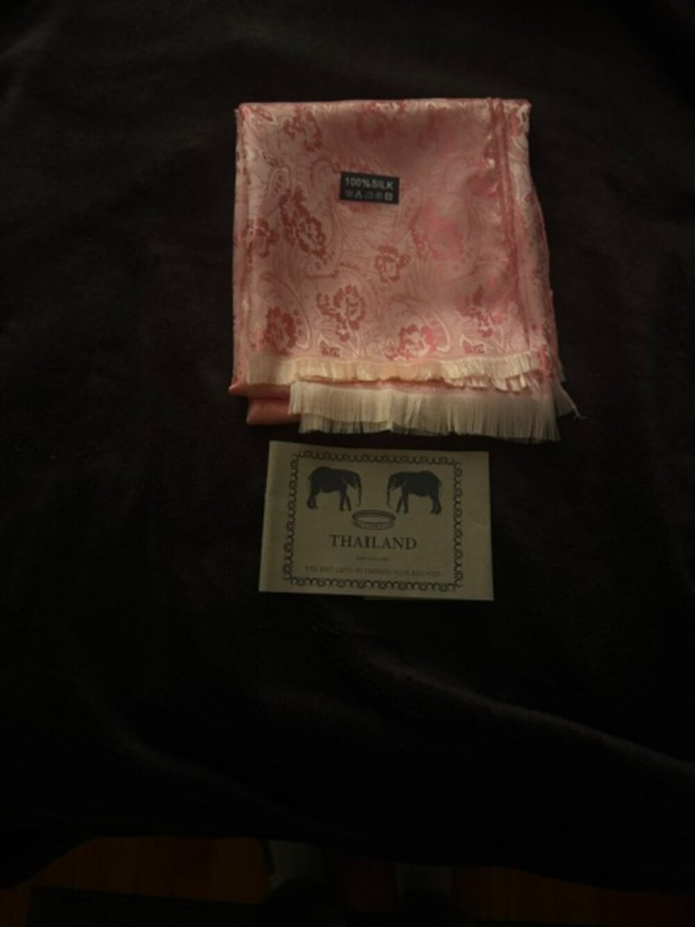 Pashimlma 100% Silk Scarf Thailand
